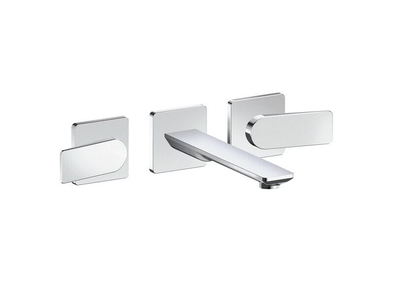Настенный смеситель для раковины с 3 отверстиями CRISTINA Rubinetterie Blade ARCH-00056574