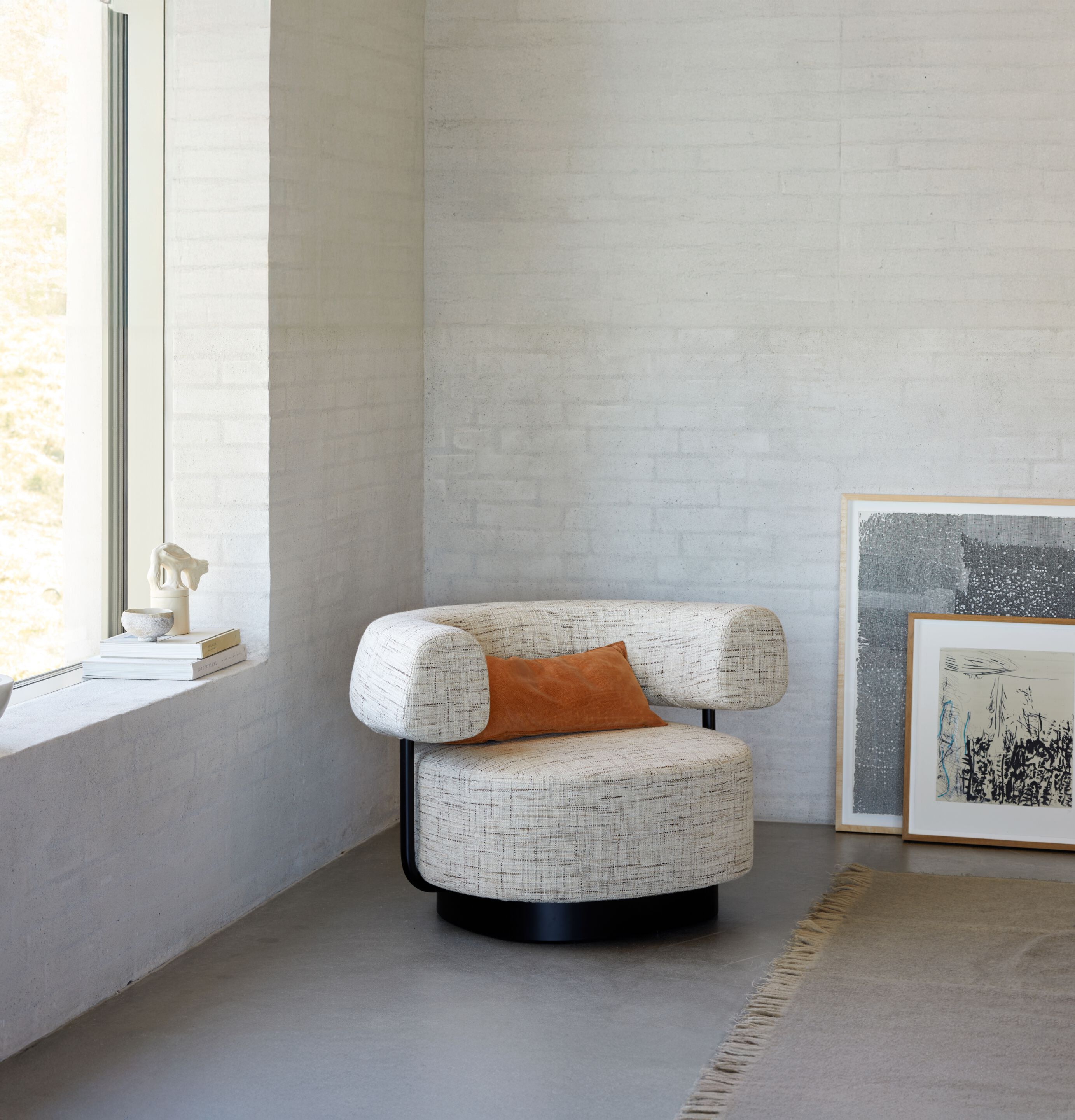 Ткань поворотный стул с подлокотниками more Oso ARCH-00024334 - Вид №1