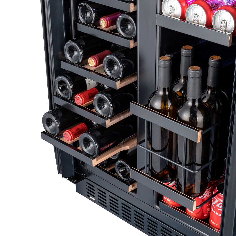 9173358 Винный шкаф Temptech SOM2DX60DRB черный STDN-0049722 - Вид №5