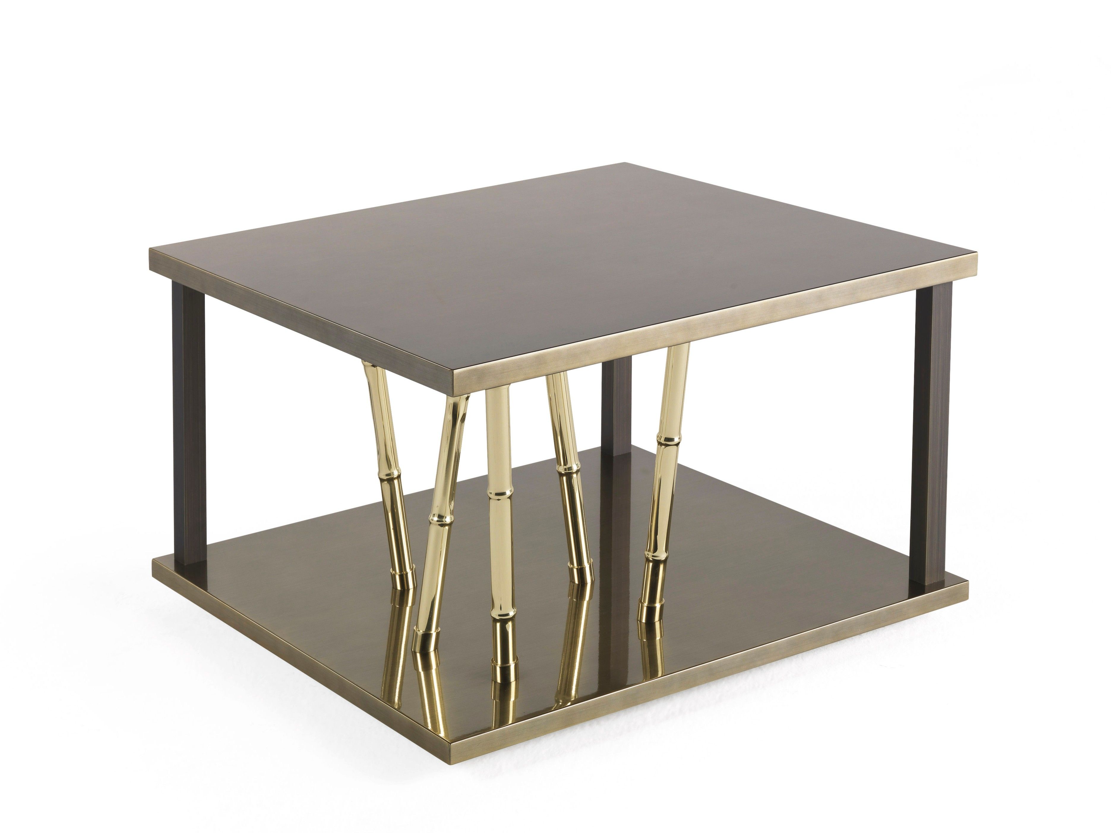 Деревянный квадратный журнальный столик ETRO Home Interiors Taxila ARCH-00022529 - Вид №1