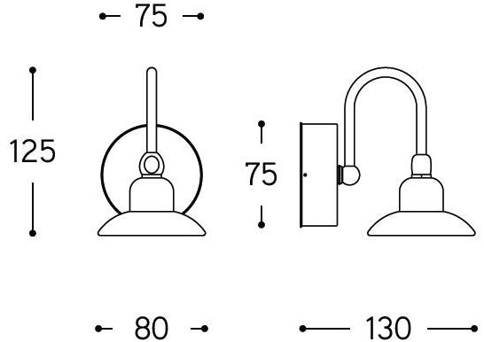 Aldo Bernardi Настенный светильник для улицы из металла Bugatti sun-id-1483864 - Вид №2