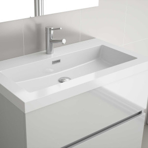 20751 SALGAR Раковина TOSCANA 905 WHITE MINERAL LOAD 905 x 50 x 460 мм