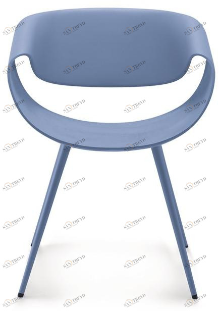 ZÜCO Пластиковый стул и ножки из лакированного алюминия Little perillo Pt 042