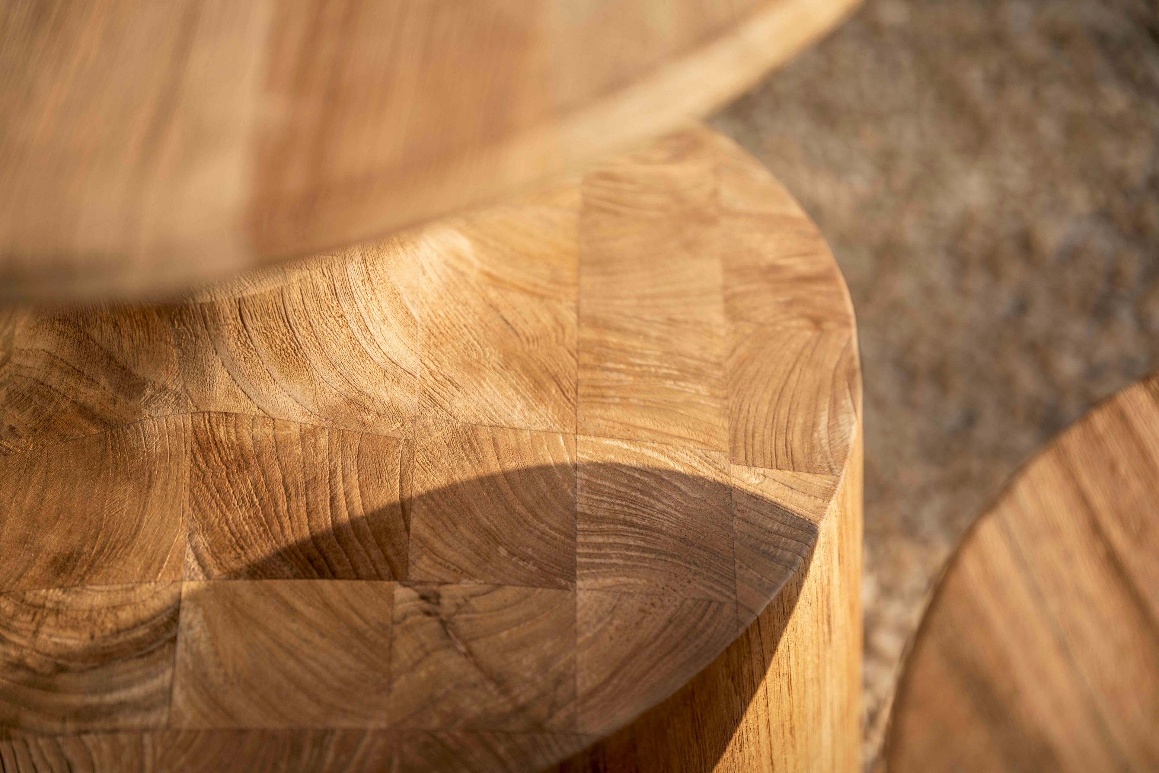 Круглый стол из тикового дерева Jardinico KOBE ARCH-00100177 - Вид №4