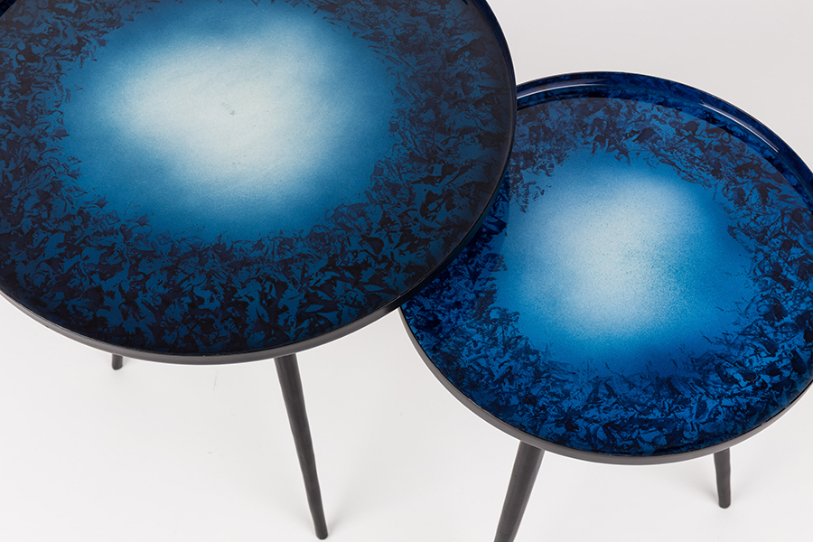 Комплект журнальных столов Flow set of 2, 2 шт, синий Zuiver 2300090 - Вид №6