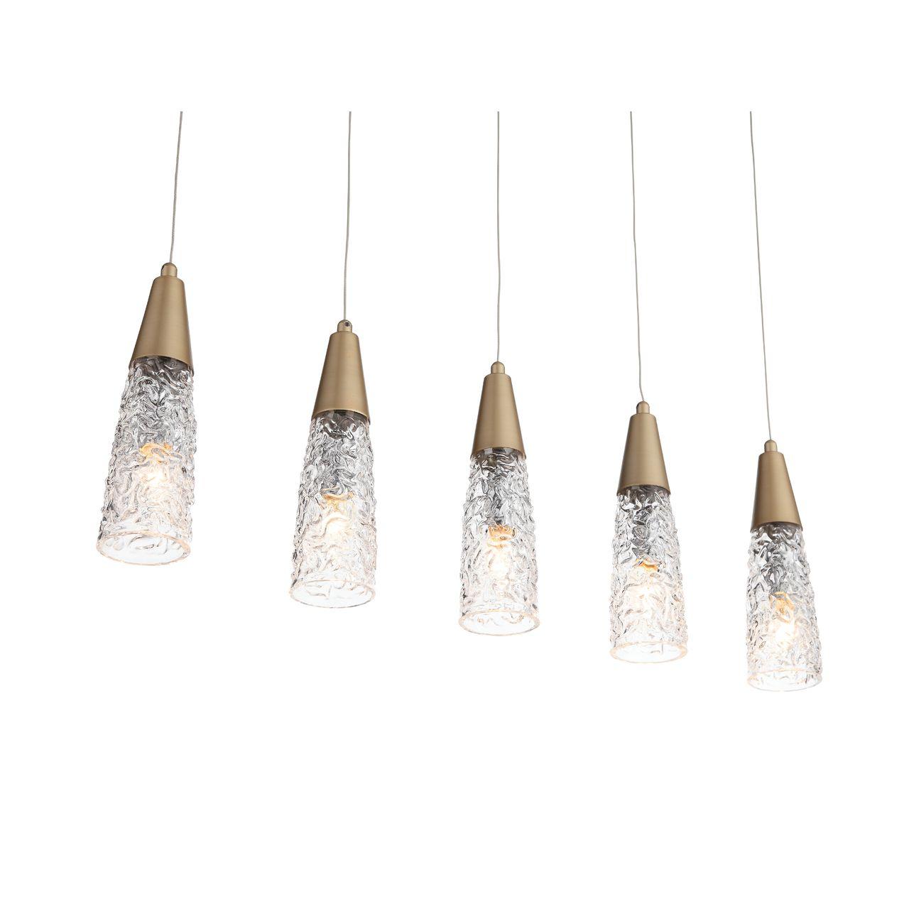 Подвесной светильник золотой Penelo SL1151.203.05 ST LUCE ДИЗАЙНЕРСКИЕ, PENELO 00-3890133 Золото;прозрачный  - Вид №2