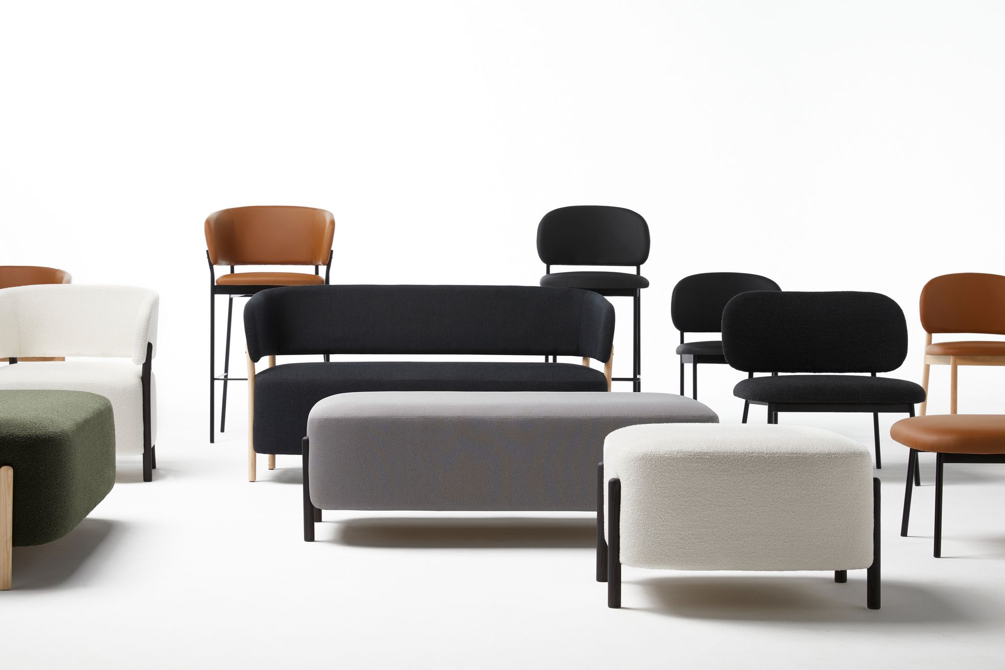 Мягкая скамейка из ткани Blasco&Vila RC Wood ARCH-00010880 - Вид №6