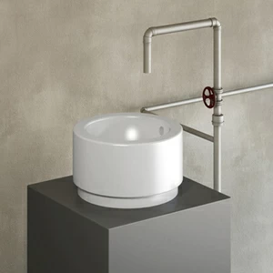 PT03434001 Накладная раковина на столешницу  овальная Disegno Ceramica