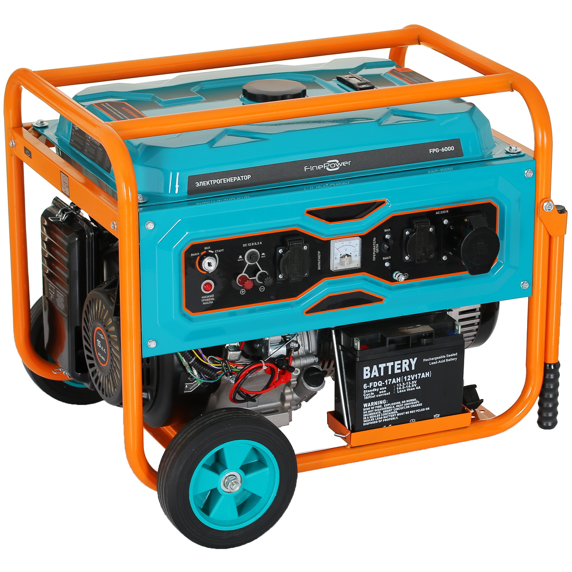 Электрогенератор   бензиновый FinePower FPG-6000 5077563 STDN-0151856