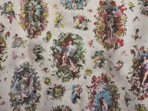 LELIEVRE Разноцветная хлопковая ткань Jean paul gaultier - le defile