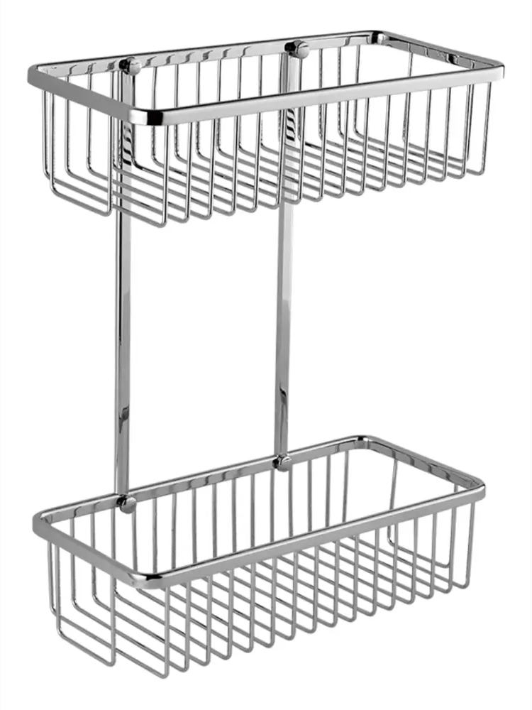 91655040 Полка для ванной комнаты altrobagno b082602cr латунь 14.5x14.5 см цвет серый, серебристый STLM-0989185