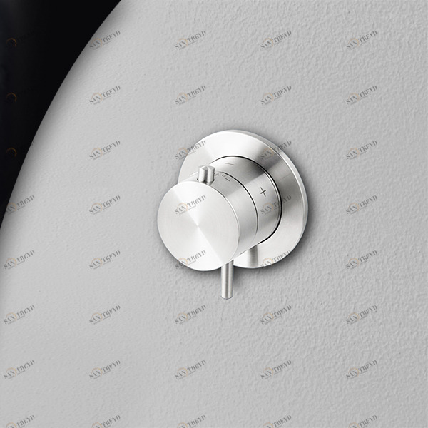 Термостат для душа глянцевая сталь Toki Radomonte TER51L