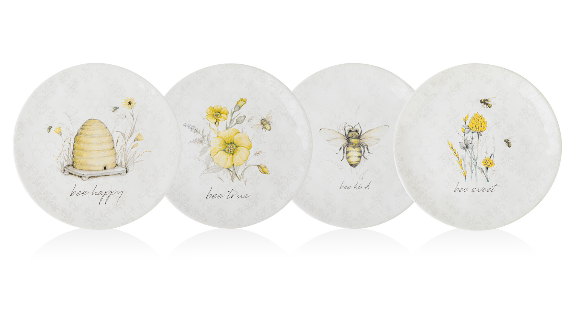 10672176 Certified International Тарелка закусочная Certified Int. Пчелки. Bee kind 21см, керамика Керамика  - Вид №2