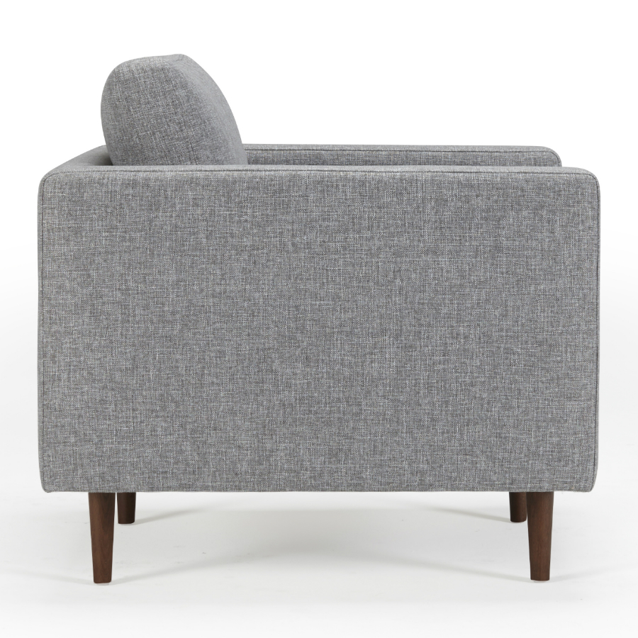 Кресло Otto, дуб/орех, серое Kragelund 37401248249 - Вид №3