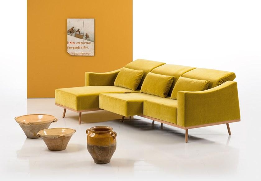 brühl Диван из ткани с шезлонгом Deep space sun-id-1352132 - Вид №1