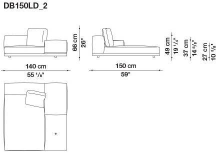 B&B Italia Кожаный диван Dock sun-id-1441060 - Вид №39