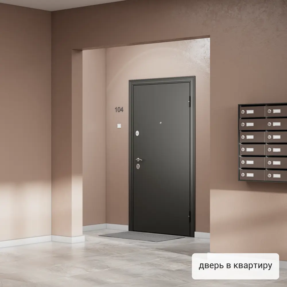 Дверь входная металлическая Страйд, 950 мм, правая, цвет летиция айс TOREX STLM-2169535 - Вид №14