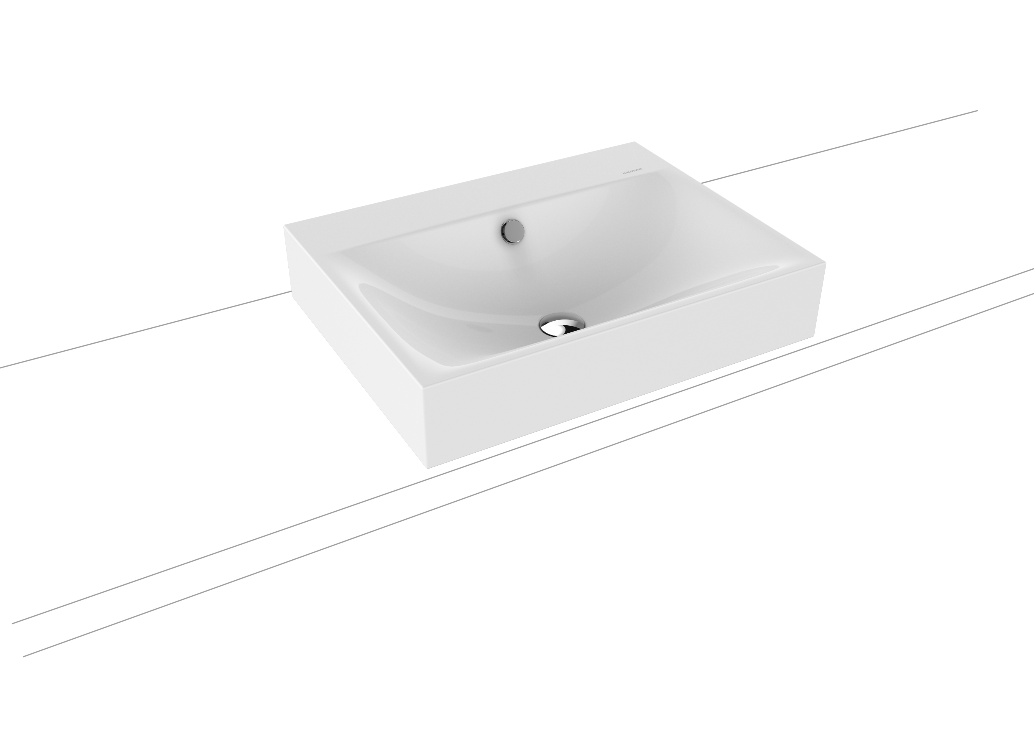 Умывальник KALDEWEI Сталь эмалированная 3042 453 холодный серый 30 30423083453  - Вид №1