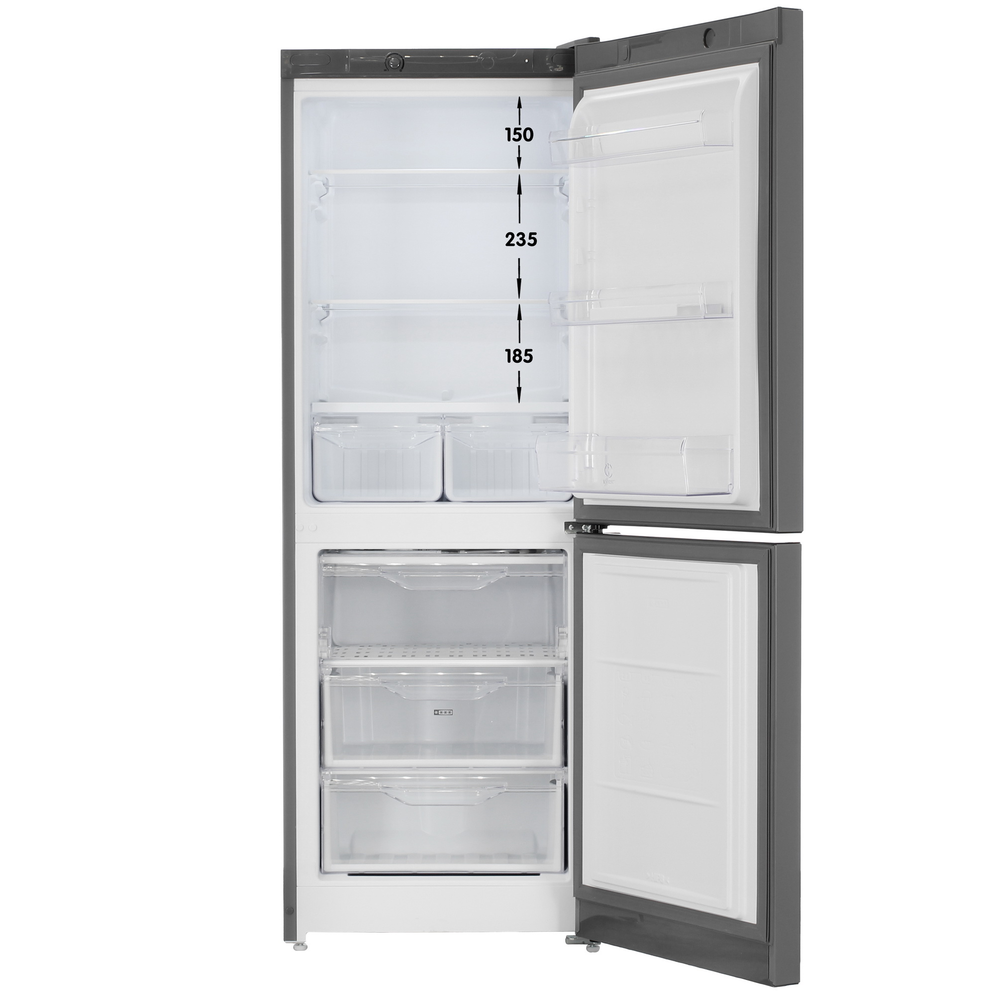 9244181 Холодильник с морозильником   Indesit DS 3160 G серебристый STDN-0146119 - Вид №1