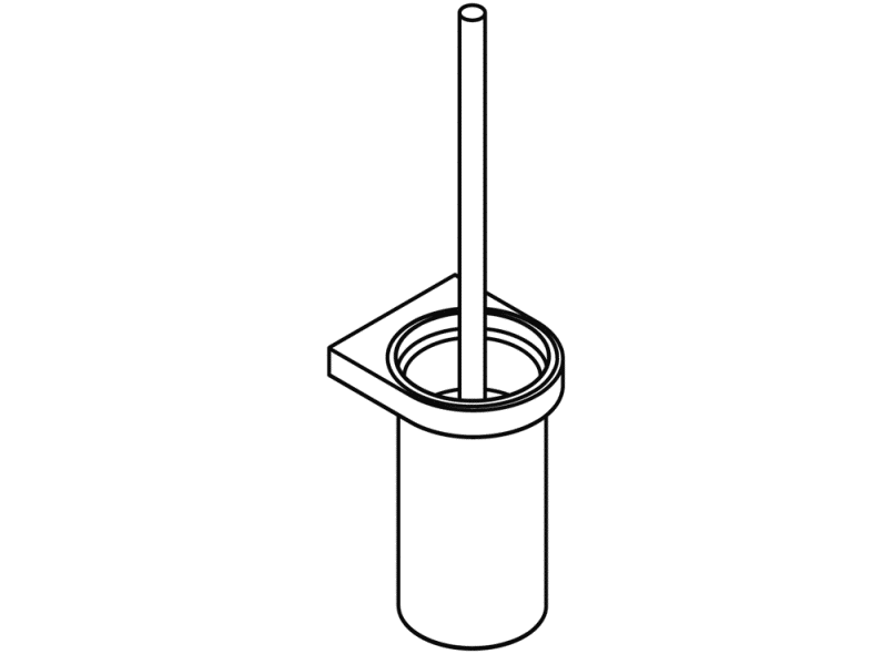 800.20.10041 Набор туалетных щеток HEWI Trennwandzubehör  - Вид №6