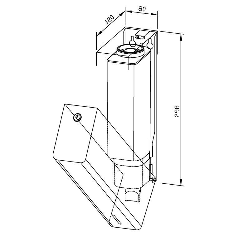 727339 Дозатор жидкого мыла PP102 WAGNER_EWAR Wagner Ewar  - Вид №1