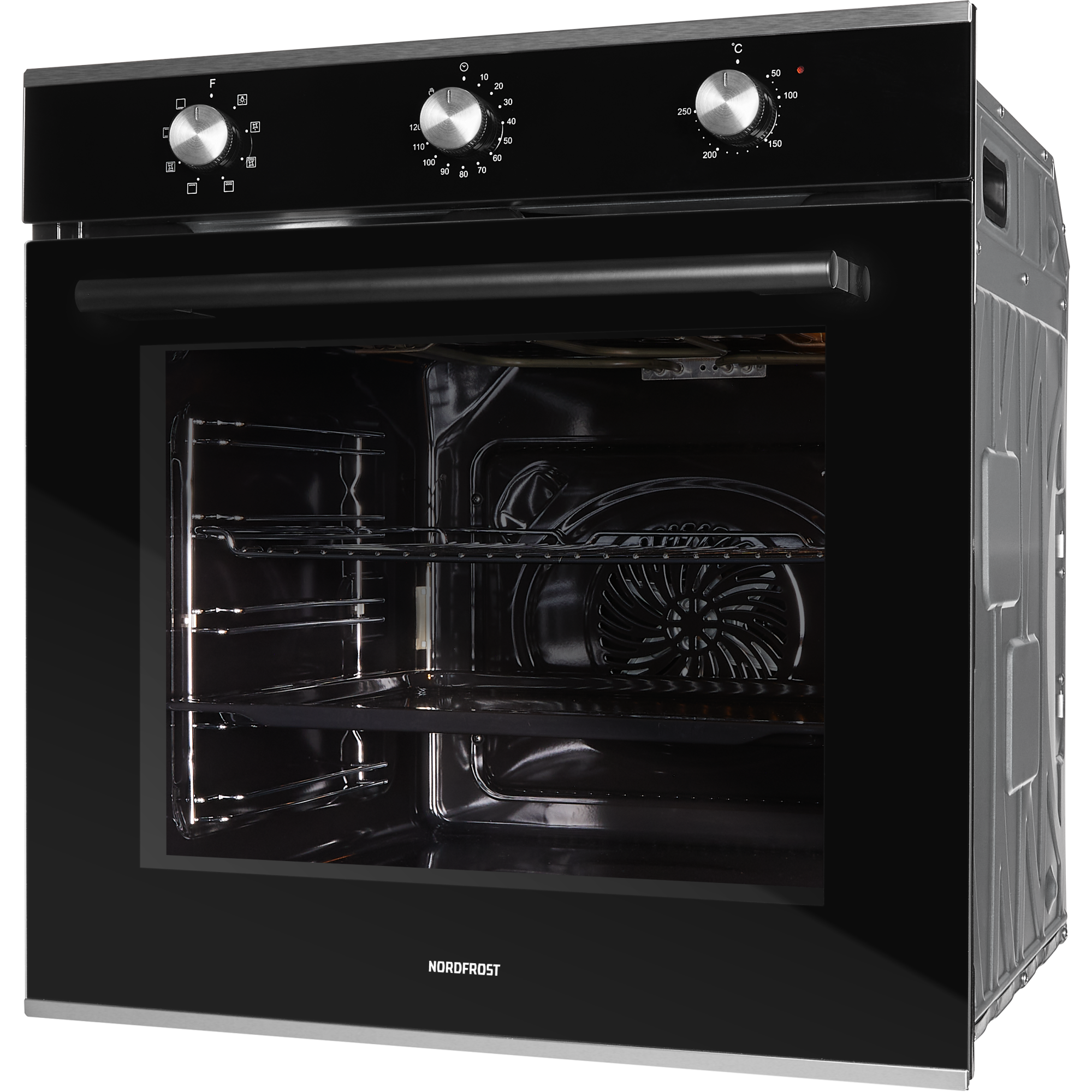 9173490 Электрический духовой шкаф NORDFROST HM 6080 B черный STDN-0108531 - Вид №1