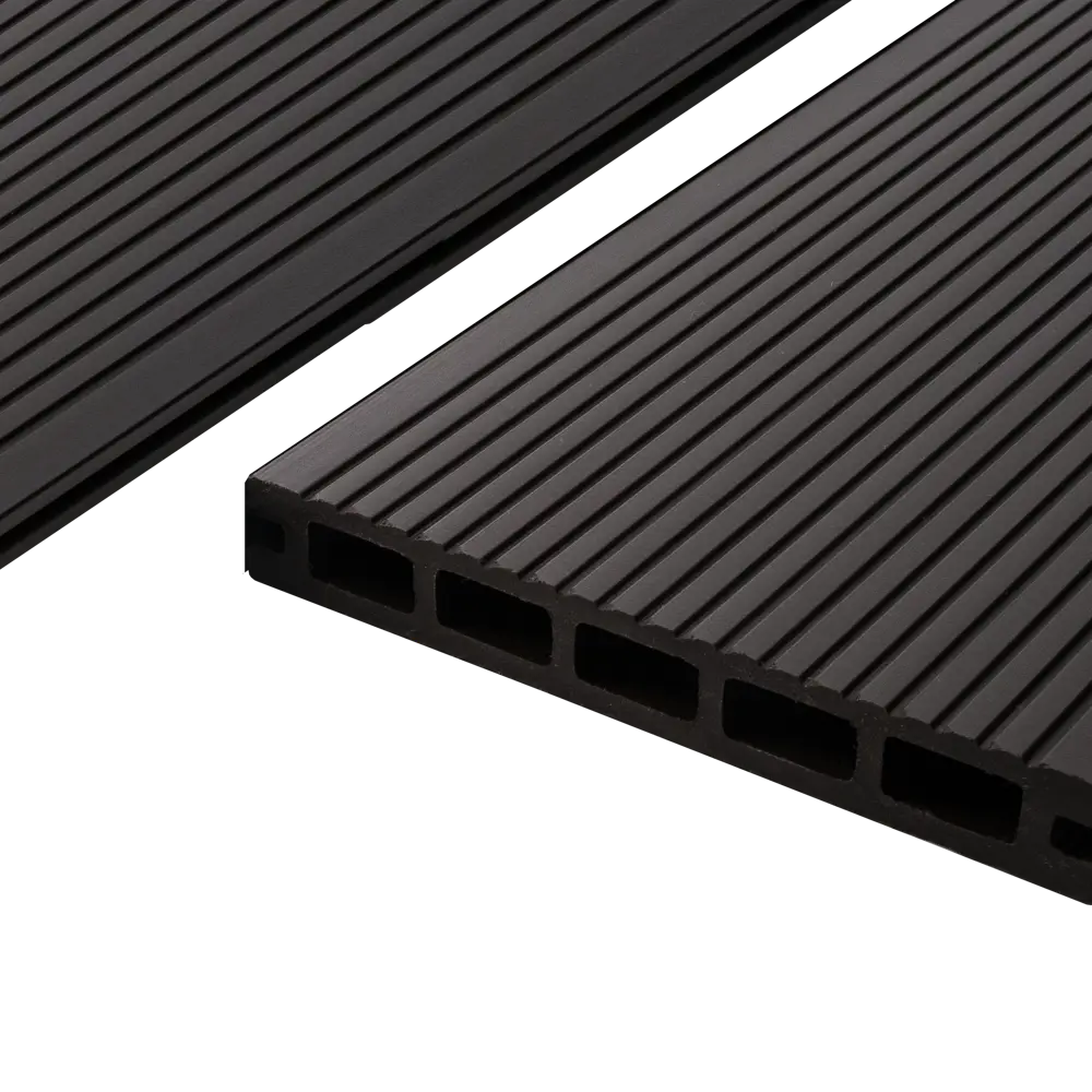 Террасная доска ДПК T-Decks цвет Венге 4000x150x20 мм двусторонний вельвет 0.45 м² STLM-2132737 - Вид №2