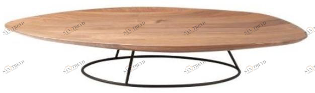 Ligne Roset Низкий журнальный столик из ореха  19960050/51/52/53 