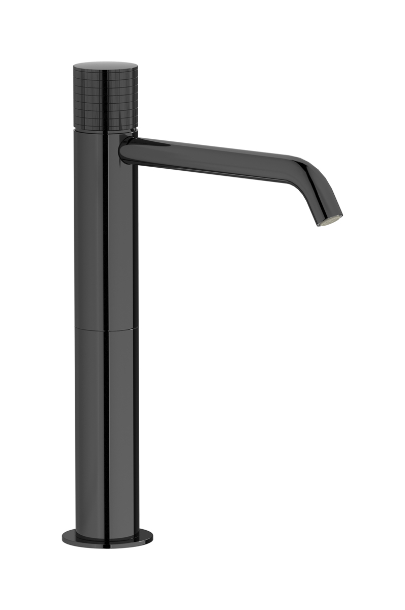 Монорычажный смеситель для кухни WE ARE IB ga370cf Black Chrome Kitchen