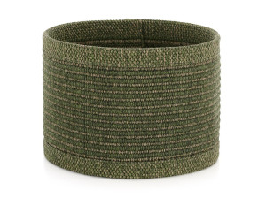 Круглая ваза из переработанной ткани