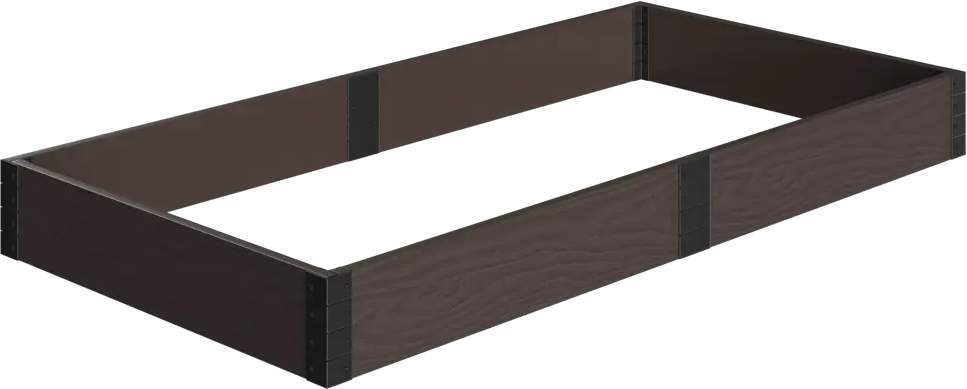 Грядка Holzhof с 3D-тиснением 300x100x15 см венге для эстетичного огорода 89357039