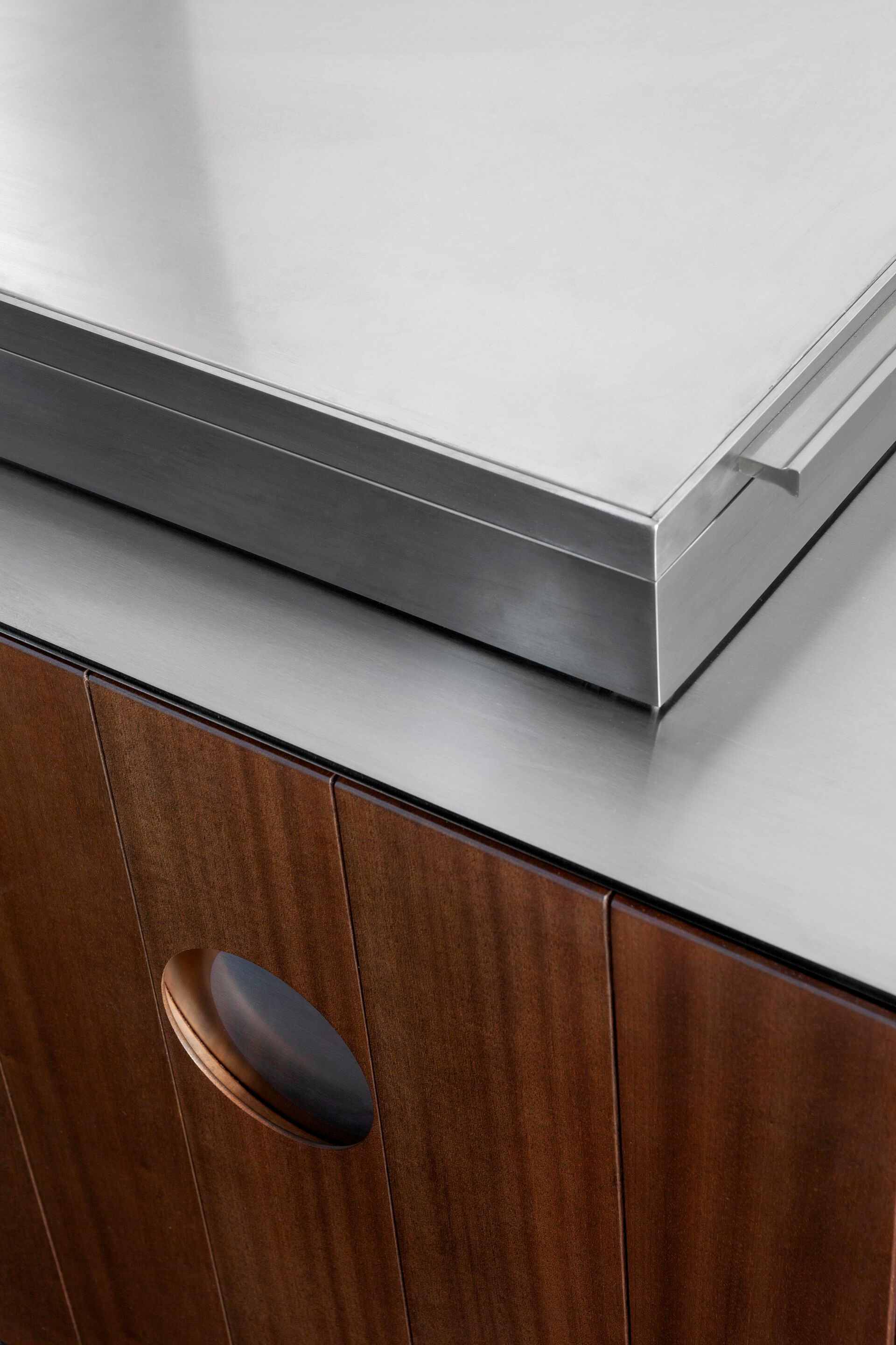 Открытая кухня из красного дерева Exteta 10th ARCH-00084700 - Вид №8