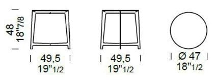 Круглый мраморный журнальный столик для гостиной Borzalino BSeries ARCH-00124369 - Вид №11