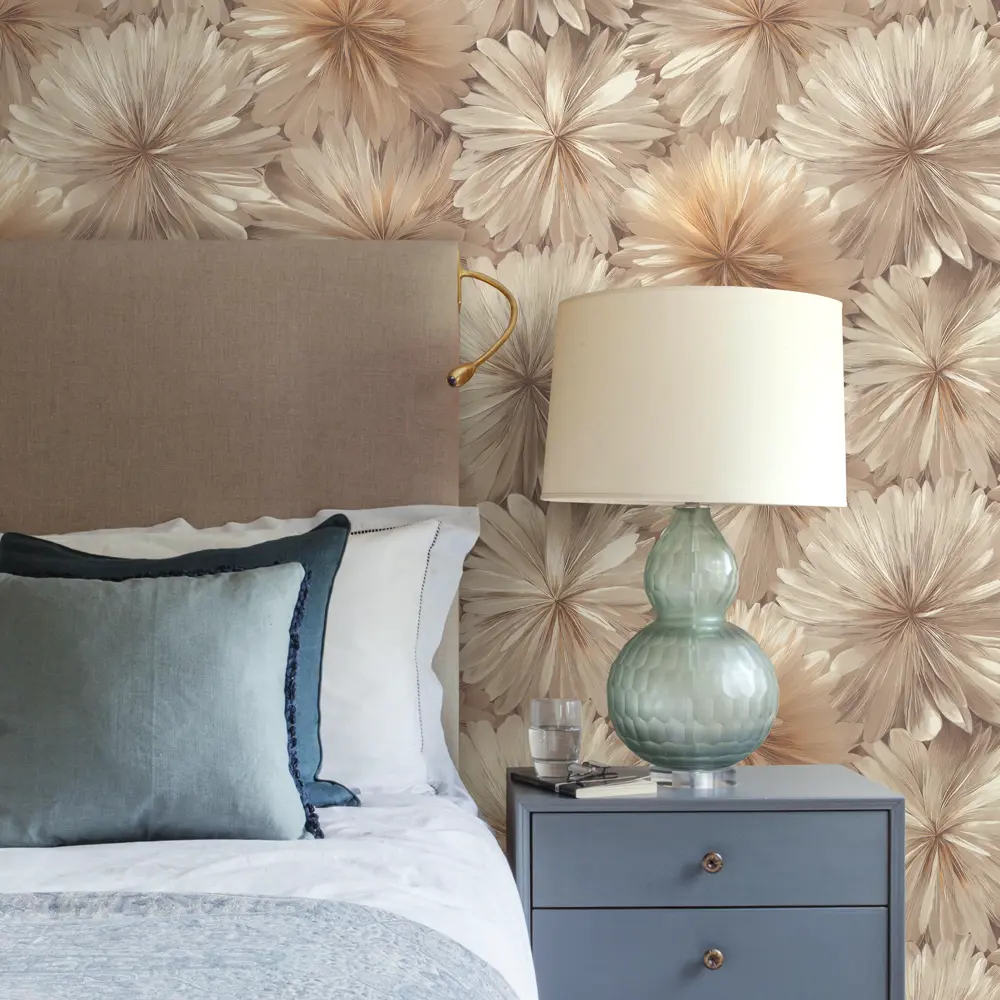 Обои флизелиновые Ornamy Florance коричневые 1.06 м OR8090-02 89456585 STLM-2118158 - Вид №3