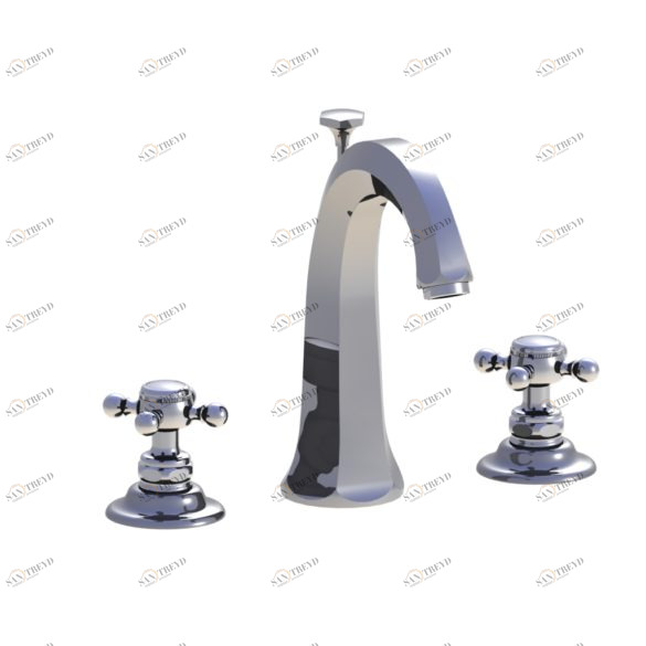 20.261 Смеситель для раковины с высоким изливом, 3 отверстия, версия Astoria HORUS Range Ascott 