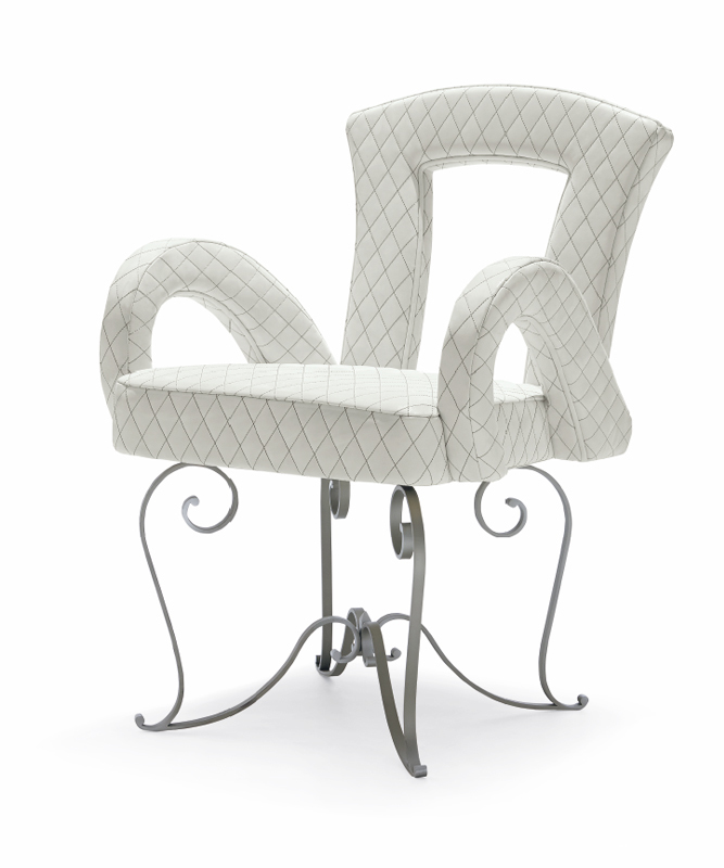 Стул  RIVATELIER SEDIA CON GAMBE IN METALLO 