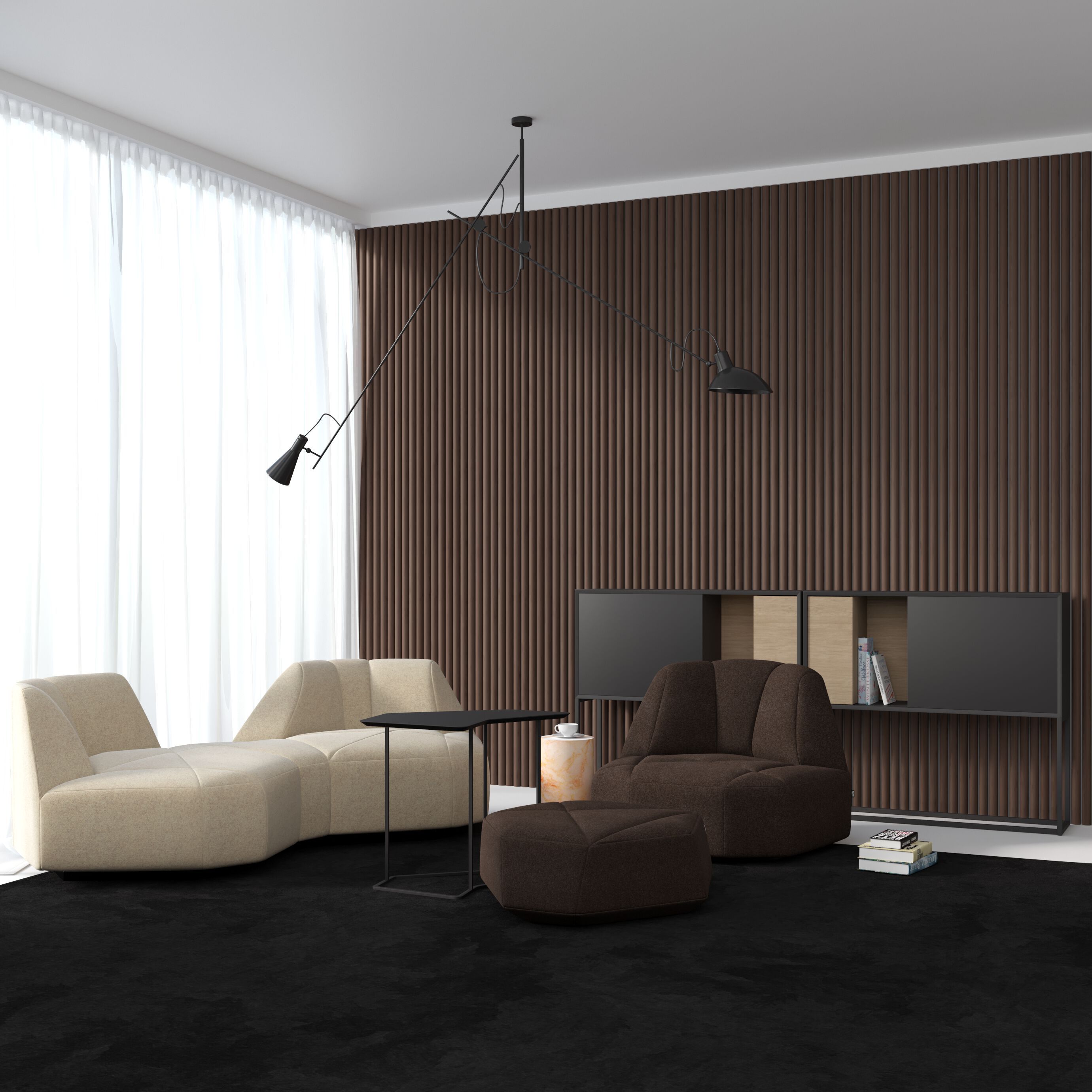 3-местный тканевый диван FID Paris Crystal ARCH-00041264 - Вид №6