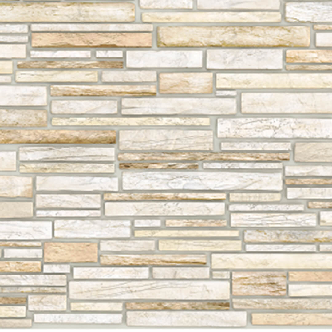 Панель ПВХ 0,3 мозаика Пластушка бежевая STELLA Бюджет STSR-681