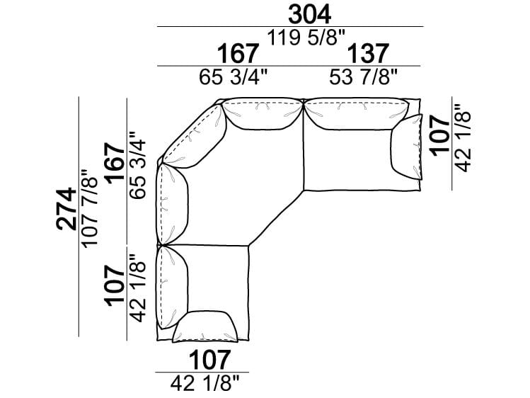 Модульный диван Arketipo BODYGUARD ARCH-00051140 - Вид №11