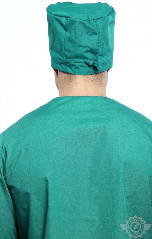 59084 Колпак "Спец" зеленый  Медицинская одежда  размер Спецодежда  - Вид №2