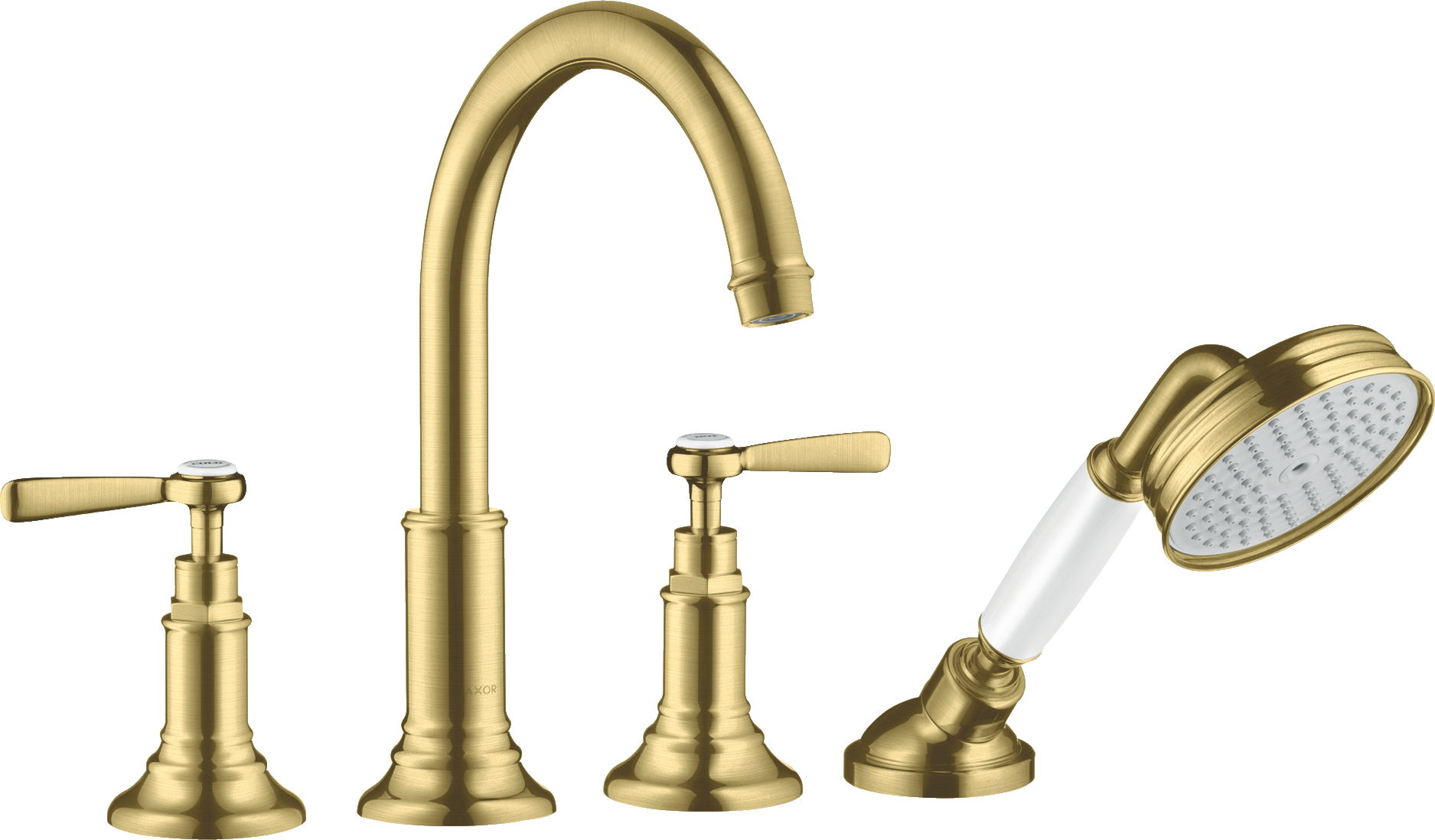 16554950 Смеситель для ванны на плитку на 4 отверстия с рычажными ручками AXOR MONTREUX