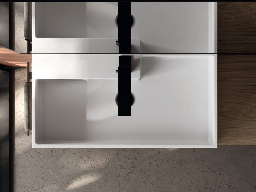 Одинарный прямоугольный умывальник Aquatek Ideagroup Cubik ARCH-00064711