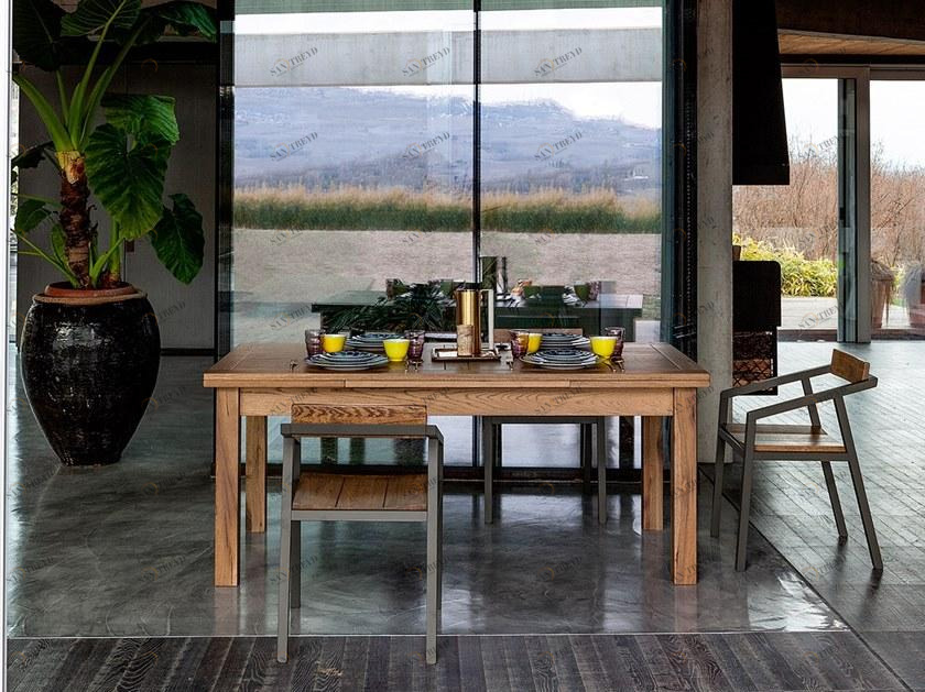 Devina Nais Раздвижной обеденный стол из массива дерева sun-id-1460662