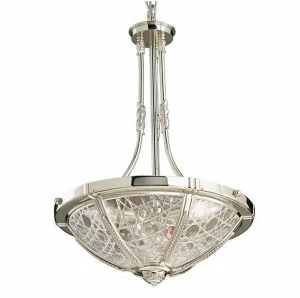Possoni Illuminazione Люстра из полированного никеля с хрусталем Leonardo 1893/3-c