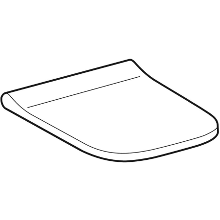 500.238.01.1 Сиденье для унитаза Geberit Smyle тонкое исполнение Geberit  - Вид №1