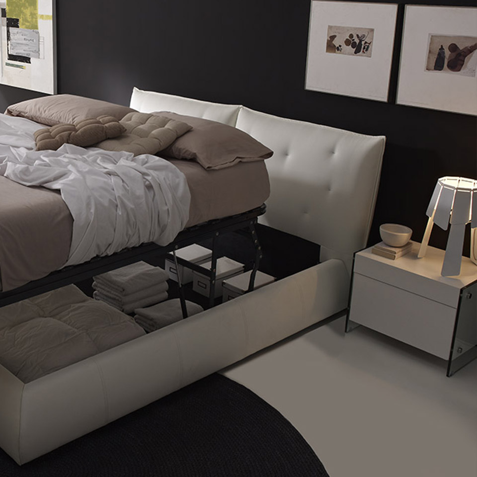 Тумбочка прикроватная белая Caracter от Angel Cerda ANGEL CERDA  148641 Белый  - Вид №2