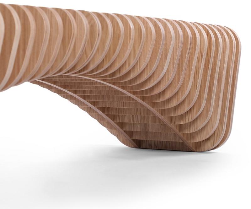 Скамейка из фанерованной древесины B Santreyd sun-id-1508526 - Вид №12