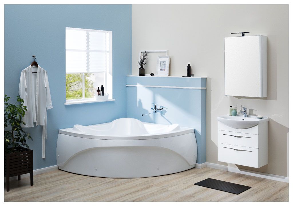 Тумба под раковину Aquanet Ирвин 65 белый sun-id-270533 - Вид №4