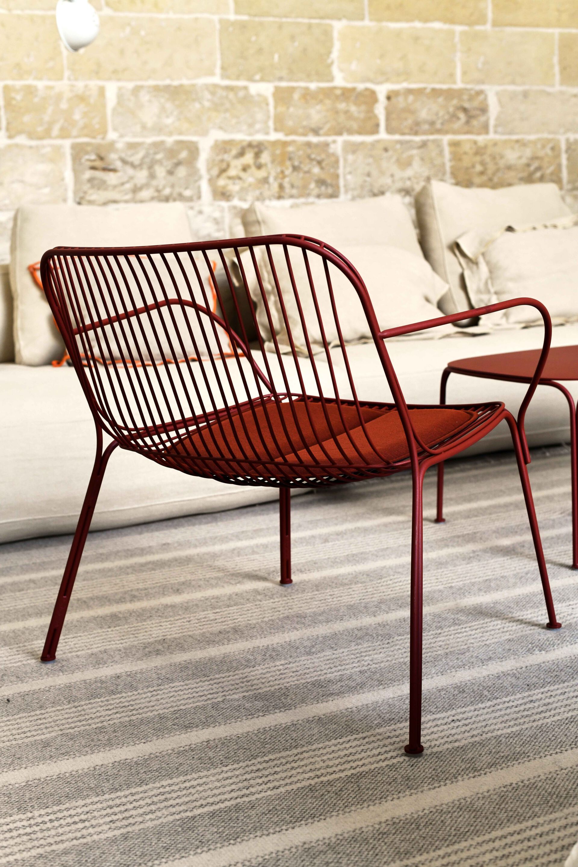 Прямоугольная однотонная подушка для наружной ткани Kartell Hiray ARCH-00007220