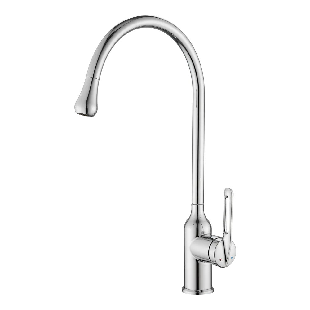 Смеситель для кухни Haiba HB71825 с высоким поворотным изливом и съемным носиком 89396805 STLM-1572976 - Вид №1